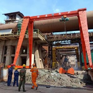 MHZ型電動(dòng)葫蘆抓斗門(mén)式起重機(jī)